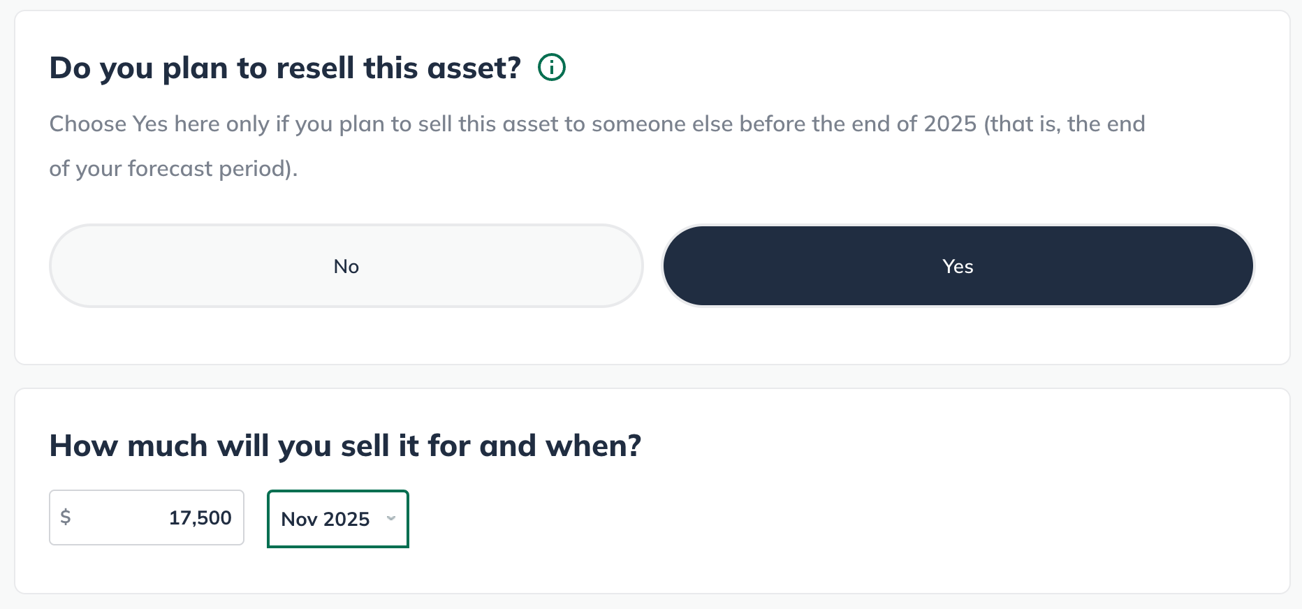 reselling an asset with price and date set.png