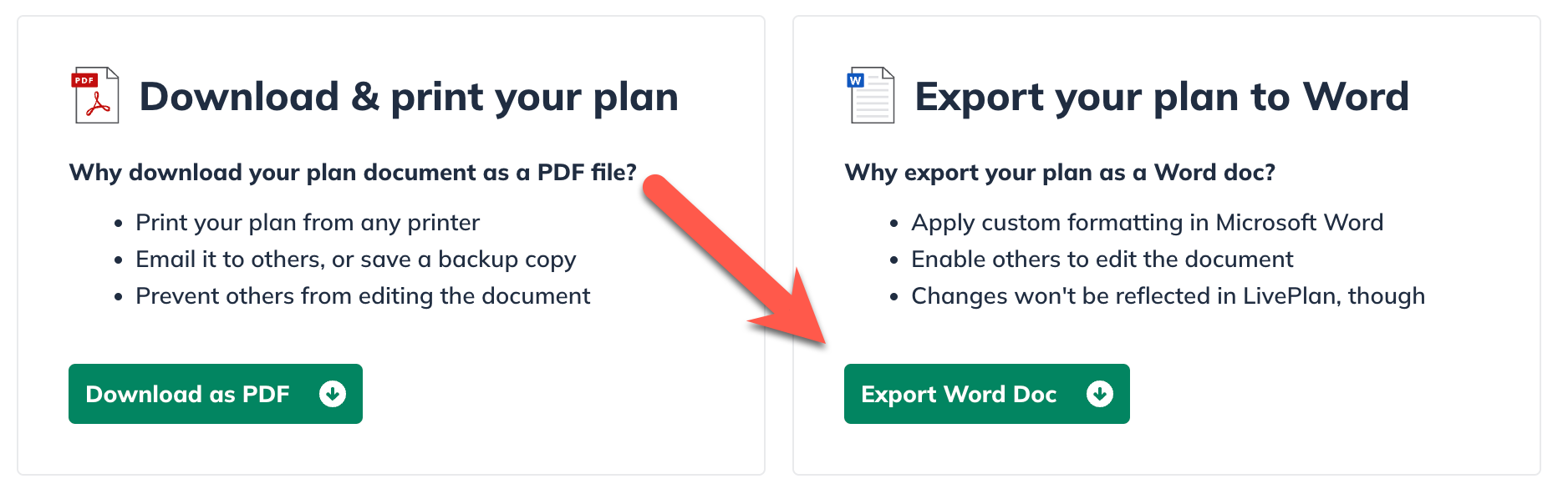 arrow pointing to export word doc button.png